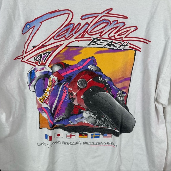 John Galt Brandy Melville Daytona Beach '97 Long Sleeve T-Shirt One Size - Picture 5 of 8